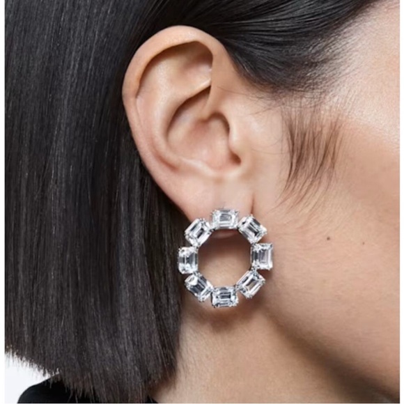 Swarovski Millenia Loop Earrings - Picture 5 of 5